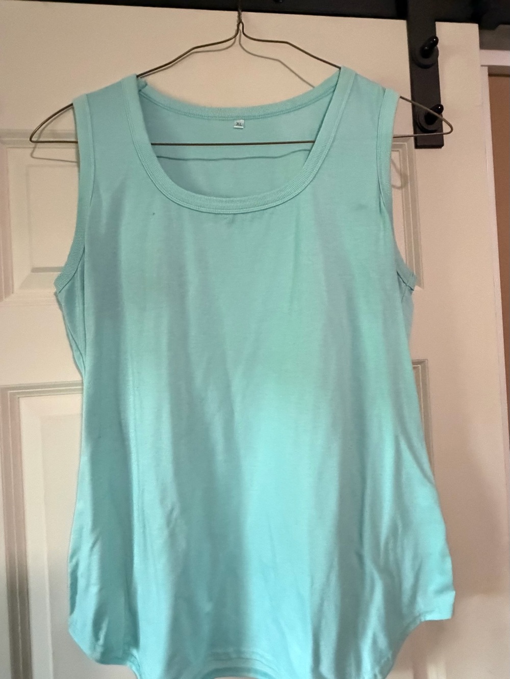 Women's Sleeveless Tank Top - Light Aqua